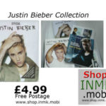justin bieber tin of books and posters